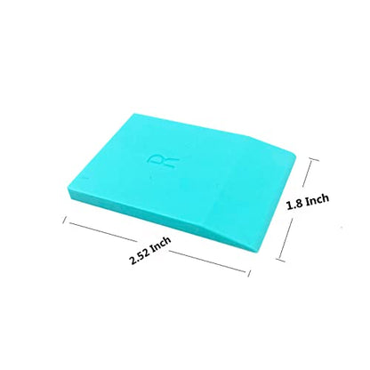 JAJADO Chalk Paste Squeegee for Screen Printing Squeegees Rubber Mini Squeegees 2 Pack, Self-Adhesive Silk Screen Stencils Squeegee Paint Squeegee Screen Printing Tools for Applying Chalk Paste or Ink - color: 2 Packs Mini Squeegees