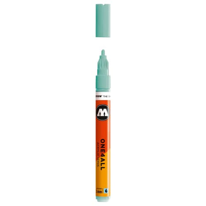 Molotow ONE4ALL Acrylic Paint Marker, 2mm, Lago Blue Pastel, 1 Each (127.215) - color: Lago Blue Pastel, style: Paint Marker - 2mm