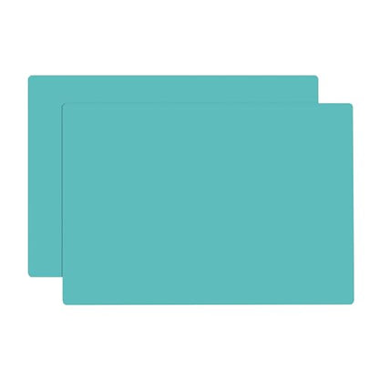 Silicone Mats, 2Pcs 15.7"x 11.8"x 0.03" Green Silicone Table Mat, Silicone Placemats for Baking, Kitchen Counter, Jewelry - color: Green, size: 15.7"x 11.8"