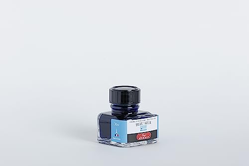 Herbin Fountain Pen Ink - 30ml Bottled - Bleu Azur - color: Bleu Azur, size: 1 fl oz