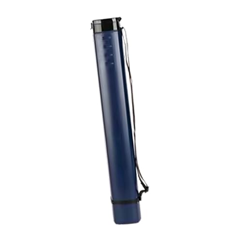 HouseVibe Extendable Poster Tube Telescoping Document Holder Blueprint Storage Case for Maps Painting Paper Art Supplies (1 Tube)- Deep Blue - color: Deep Blue
