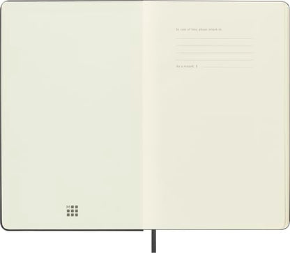 Moleskine Art Plus Sketchbook, Large, Plain, Black, Hard Cover (5 x 8.25)