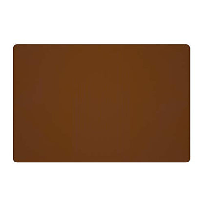 Silicone Placemats, Food-Grade Non-Slip Waterproof, Dining, Stain Resistant, Countertop Protector, Kitchen Counter Mat, Heat Resistant, Baking mat Dishwasher Safe (23.6"×15.7"-1pack, Coffee) - color: Coffee, size: 23.6"×15.7"-1pack