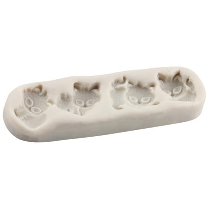 Cat Polymer Clay Mold Animal Cat Silicone Molds for DIY Crafts Epoxy Resin Casting Air Dry Polymer Clay Plaster Jewelry Making - color: Style A