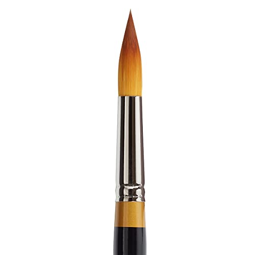KingArt Original Gold 9020 Series, Premium Artist Brush, Golden TAKLON MAX Round-Size: 20 - size: 20