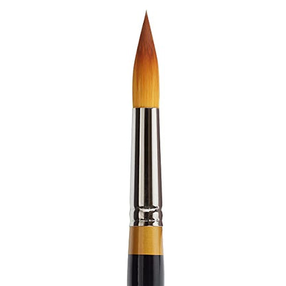 KingArt Original Gold 9020 Series, Premium Artist Brush, Golden TAKLON MAX Round-Size: 20 - size: 20