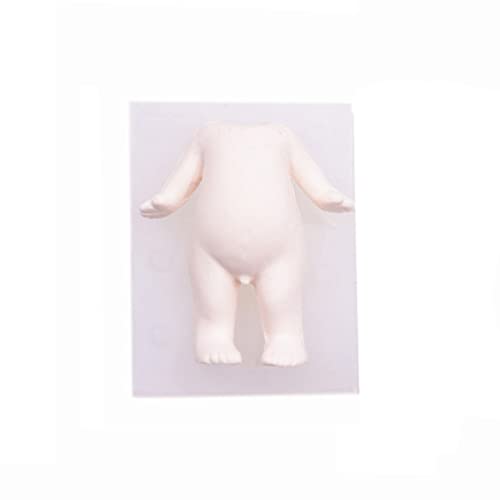 Boy Body Mold Human Silicone Resin Epoxy Casting Making Soap Jewelry Super Light Clay Silicone Doll Epoxy Plaster Statue Figure Figurine Casting for Toy Hand