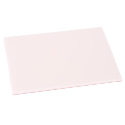 Premium Rubber Carving Block for Stamp Making and Printmaking Toughness Flexible Material for Artists and Hobbyists 20 X 15 X 0.5CM (Pink White)