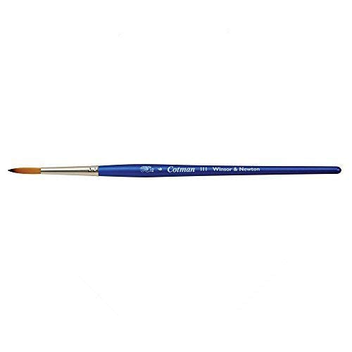 Winsor & Newton Cotman Water Colour Series 111 Short Handle Synthetic Brush, SH #6 - size: SH #6, style: Series 111 Round