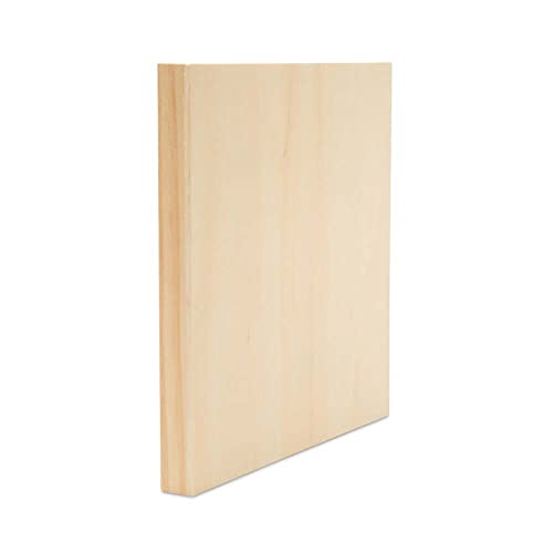 Square Wood Canvas 8 x 8 x 3/4-inch, Pack of 4 Unfinished Wood Frames, Blank Wooden Signs for Crafts & Home Decor, by Woodpeckers - size: 8 x 8