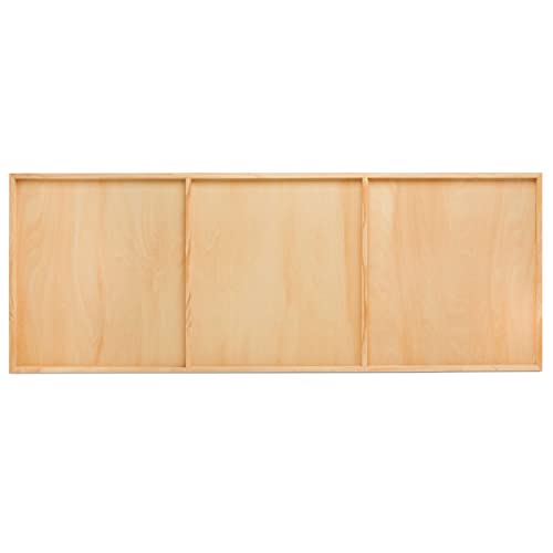 Birch Painting Panel 18 x 48 x 3/4-inch, Pack of 1 Large Wood Canvas Boards for Painting, Blank Sign for Wall Art Sets, by Woodpeckers - size: 18 x 48