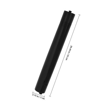 Telescoping Poster Tube with Adjustable Length and Shoulder Strap, Black Artwork Storage Cylinder for Artists Architects and Professionals, Portable Blueprint Document Holder