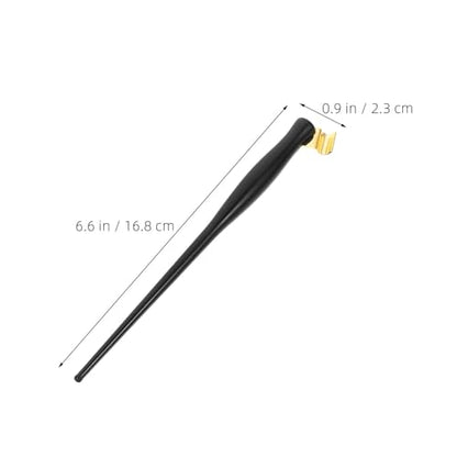 OSALADI Calligraphy Featuring Matte Removable Flange and Treatment Surface 4pcs Dip Pen Nib Holder Set with Resin Aluminum Alloy Ergonomic Oblique Nib Pen Handle for English Writing