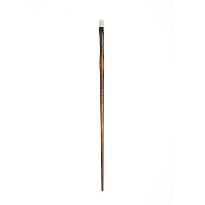 Seneca Artist Brushes by Willow Wolfe, Professional Synthetic Bristle Paint Brush for Acrylic, Oil and Water Mixable Oil, Series 1700, 4 Bright - size: 4
