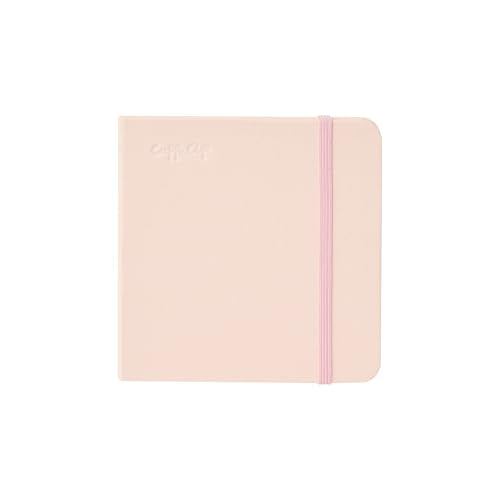 CuppaClip Watercolor Journal 300GSM Fine Grain Art Supplies for Adults Kids Watercolor Pad Wet Media Painting Wood Pulp Paper (Pink, 4.9x4.9in) - color: Pink, size: 4.9x4.9in