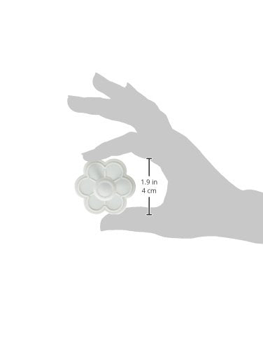 Ateco Daisy Plunger Cutters, Set of 3 Sizes, for Cutting Decorations & Direct Embossing, Spring-loaded Handle, Food Safe Plastic - style: 6-Petal Flower, set of 3