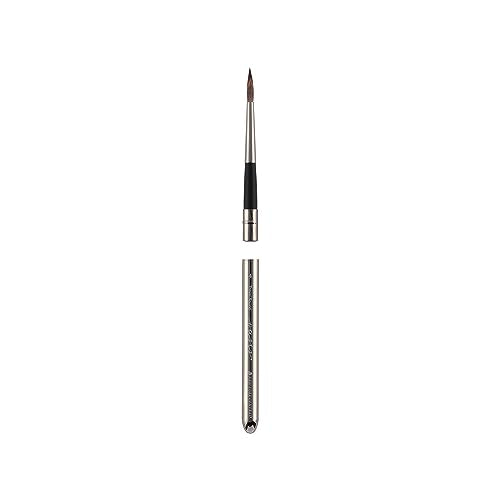 New York Central Oasis Synthetic Brush - Travel Round #4 - Handmade in Germany, Professional Watercolor Brushes with Ergonomic Handle, Soft, Absorbent Bristles for Artists - size: Travel Round #4