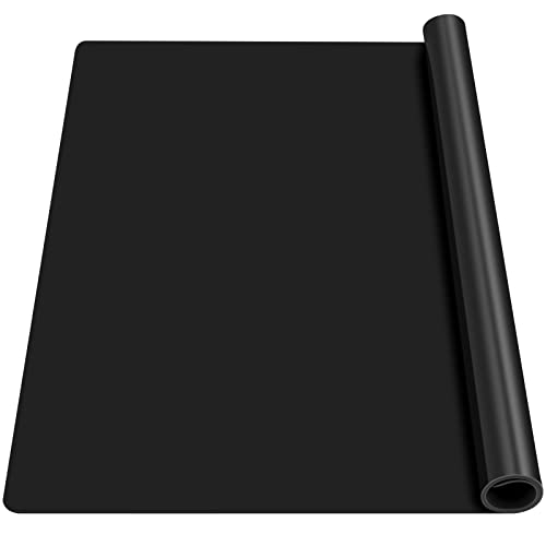 Gartful Extra Large Silicone Mats for Crafts, 35.4 x 23.6 inch Sheet, 1.8mm Thick Pad for Jewelry Casting Resin Mold, Nonstick Placemat, Countertop Protector, Black - color: Black, size: 90 x 60cm x 1.8mm
