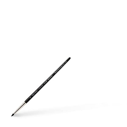 Taper Point 0 Extra Firm Painting Shaper Brush - Black