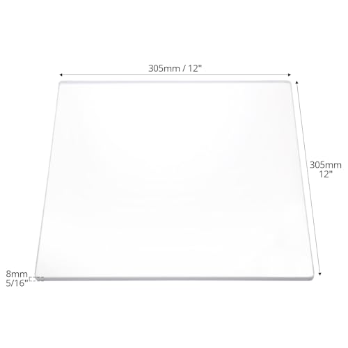QWORK 12" x 12" Gel Printing Plate for Monoprinting, Reusable Plate for Printmaking, Card Making, Scrapbooking, Journaling, Fabric & Paper Crafts