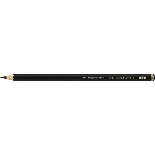 Faber-Castell Art & Graphic Pitt Graphite Matt Pencil, Matt Graphite, 2B, For Art, Craft, Drawing, Sketching, Home, School, University, Colouring - style: 2b