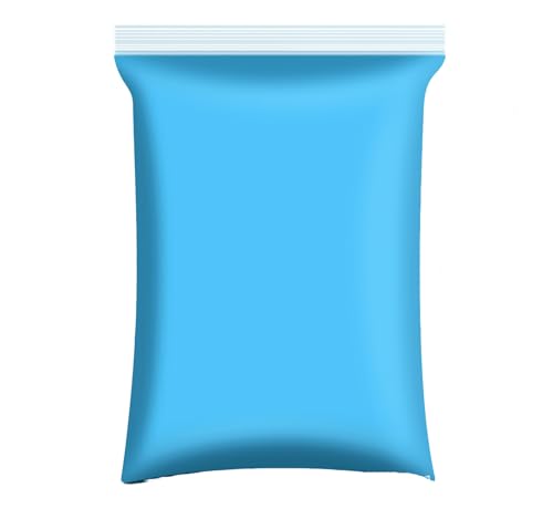 100g Foam Clay, Air Dry Clay for Adults, Colored Foam Clay, Blue Air Dry Ultra Light Clay, Non-Toxic, Non-Sticky, Ideal Gift for Boys and Girls - color: Blue, size: 100g