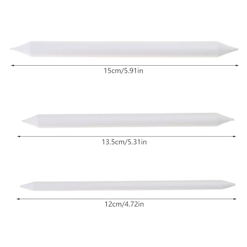 3 / 9Pcs Paper Blending Stumps and Tortillon Set for Sketch Drawing, Artist Blending Stumps and Tortillion Set Fine Detail Erasers