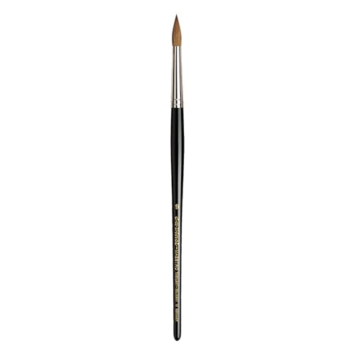 da Vinci Watercolor Series 10 Maestro Paint Brush, Round Kolinsky Red Sable, Size 9 - size: Size 9, style: Round Series 10
