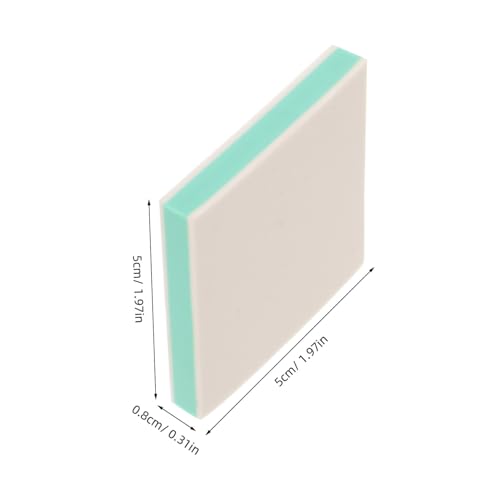 CORHAD 24pcs Soft Linoleum Carving Blocks Rubber Stamp Making Kit White Green for Printmaking DIY Art and Scrapbook Supplies