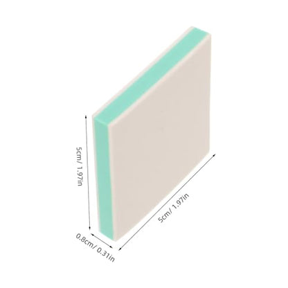 CORHAD 24pcs Soft Linoleum Carving Blocks Rubber Stamp Making Kit White Green for Printmaking DIY Art and Scrapbook Supplies