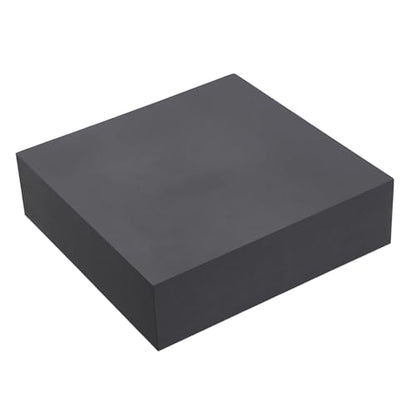 HARFINGTON Rubber Bench Block 4"x4"x1.2" Black Rubber Stamping Block Square Anti Vibration Pads for Jewelry Making Hammering Shaping Chasing Flattening Metals - size: 4"x4"x1.2"