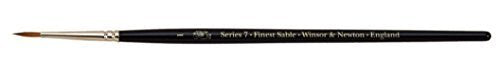 Winsor & Newton Series 7 Kolinsky Sable Brush, Round SH #1,Black - size: #1, style: Round