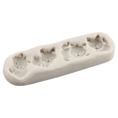 Cat Polymer Clay Mold Animal Cat Silicone Molds for DIY Crafts Epoxy Resin Casting Air Dry Polymer Clay Plaster Jewelry Making - color: Style A