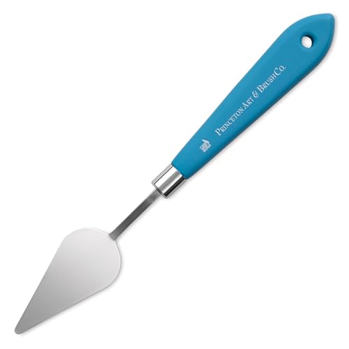 Princeton Select Artiste Palette Knife, Medium Trowel, Satin Turqouise Handle, No. 11, Metal, 1 Count - style: Medium Trowel No. 11