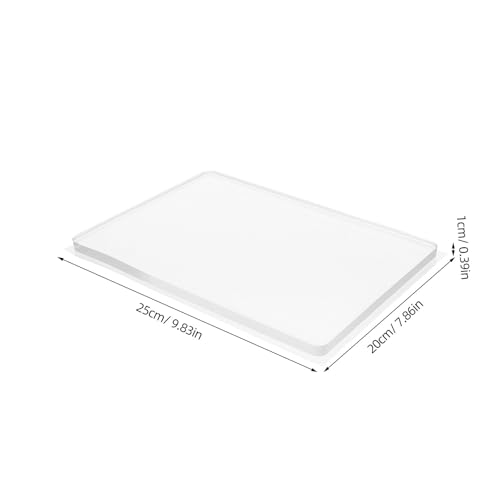 NUOBESTY Gel Printing Plate Gel Painting Plate Monoprinting Block for Stamping Cardmaking Printmaking Monoprinting and Crafts Transparent - size: 25.00X20.00X1.00CM