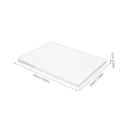 NUOBESTY Gel Printing Plate Gel Painting Plate Monoprinting Block for Stamping Cardmaking Printmaking Monoprinting and Crafts Transparent - size: 25.00X20.00X1.00CM