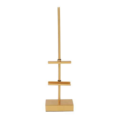 Studio Decor 18" Gold Steel Adjustable Tabletop Easel - Decorative Stand for Pictures, Frames, Books, Cards, Plates - 1 Pack