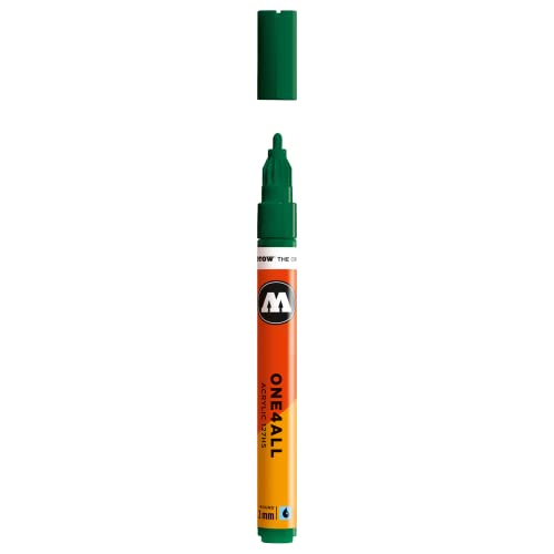 Molotow ONE4ALL Acrylic Paint Marker, 2mm, Mister Green, 1 Each (127.209) - color: Mister Green, style: Paint Marker - 2mm