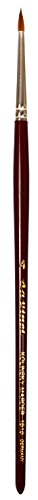 da Vinci Watercolor Series 1515 Maestro Paint Brush, Extra Short Retouching Kolinsky Red Sable, Size 4 (1515-4) - size: Size 4, style: Extra Short Retouching