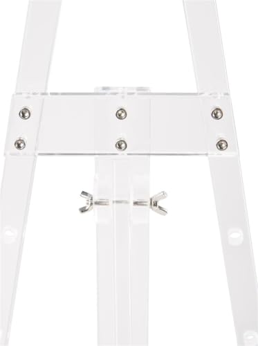 Adjustable Acrylic Artist Easel - Two Support Pegs with Seven Height Adjustable Settings
