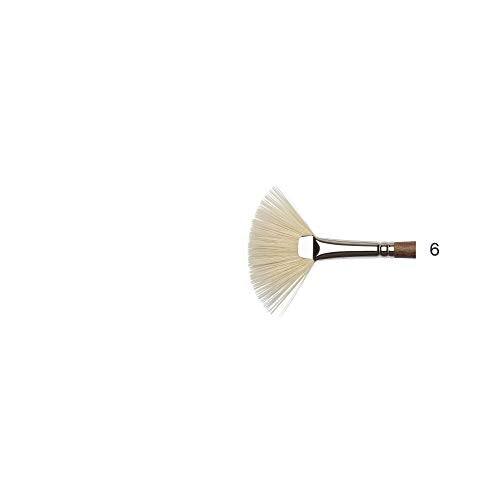 Winsor & Newton Artists' Oil Synthetic Brush, Fan #6 - style: Fan #6