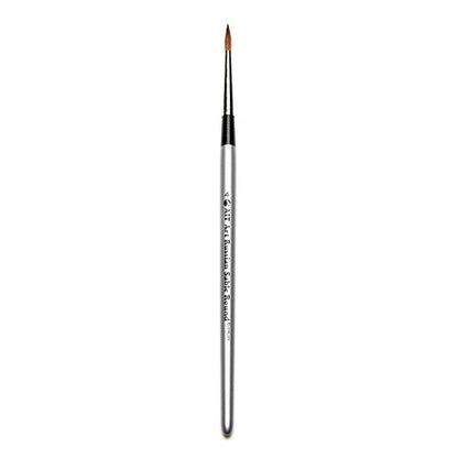 AIT Art Select Paint Brush Set - 4 Pure Russian Red Sable Round Paint Brushes - Handmade in Germany Set for Superior Results with Oil, Acrylic, and Watercolors