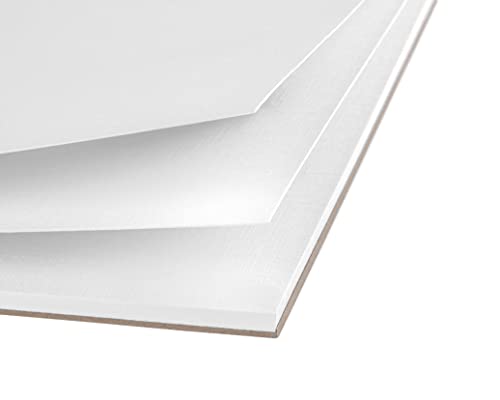 edding 30010 acrylic oil pad - white - 10 sheets in A3 - thick painting paper (300 gsm) - canvas-like paper for acrylic and oil paint, acid-free, ideal for professionals and beginners - color: 01: A3 - White