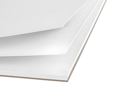 edding 30010 acrylic oil pad - white - 10 sheets in A3 - thick painting paper (300 gsm) - canvas-like paper for acrylic and oil paint, acid-free, ideal for professionals and beginners - color: 01: A3 - White