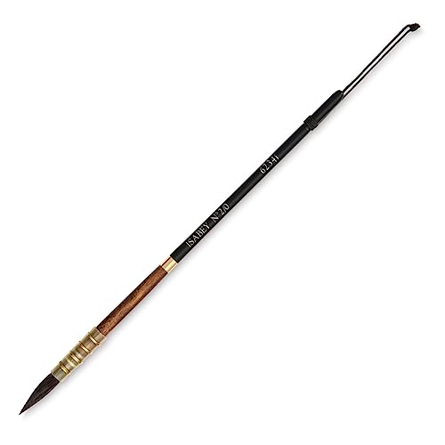 Isabey Vintage Siberian Blue Squirrel Brush, Quill Mop, 2/0 - size: 2/0