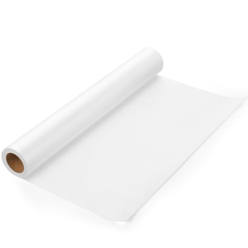Tracing Paper Roll 12in x 25yd, White Trace Paper Pattern Paper Translucent Tracing Paper for Sewing, Drawing, Sketching, Gift Wrapping | Smooth, tear-resistant paper; clear tracing for sewing, sketching, drafting, and gift wrapping - size: 12in x 25yd