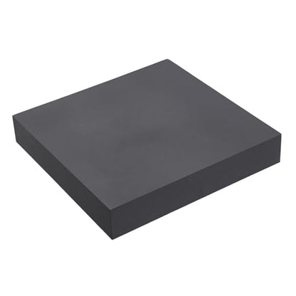 HARFINGTON Rubber Bench Block 4"x4"x0.8" Black Rubber Stamping Block Square Anti Vibration Pads for Jewelry Making Hammering Shaping Chasing Flattening Metals - size: 4"x4"x0.8"