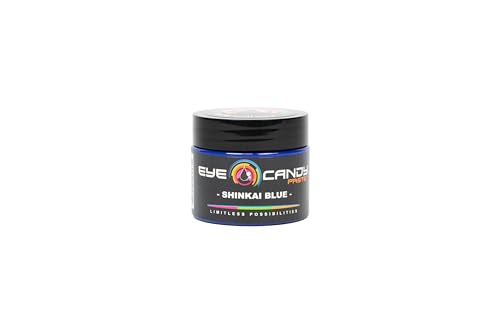 Eye Candy Resin Pigment Paste – Highly Pigmented Epoxy Color, 2 oz, Solid Non-Metallic, Mixable for Custom Shades (Shinkai Blue) - color: Shinkai Blue