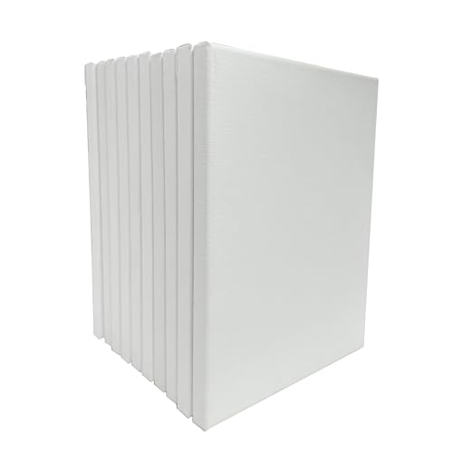 Artist's Loft 10 Count 8” x 10” Super Value Canvas Necessities - Acid Free Cotton Canvas for Paint, Acrylic, & Oils - 1 Pack - size: 8 x 10 inches