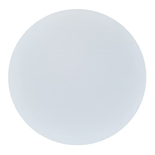 Artist's Loft 14" x 14" Level 1 White Round Traditional Profile Canvas - Archival Quality and Acid Free Cotton Canvas for Acrylic and Oil Paints - 1 Pack - size: 14 x 14